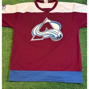 Vintage Colorado Avalanche jersey mens large red white paul kariya Y2K NHL 42